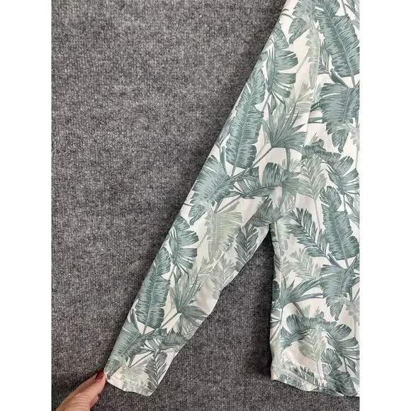 GGBLUE Hixe Sports Golf Set Top L & Skirt M White and Green Bay Leaf's - Picture 15 of 16